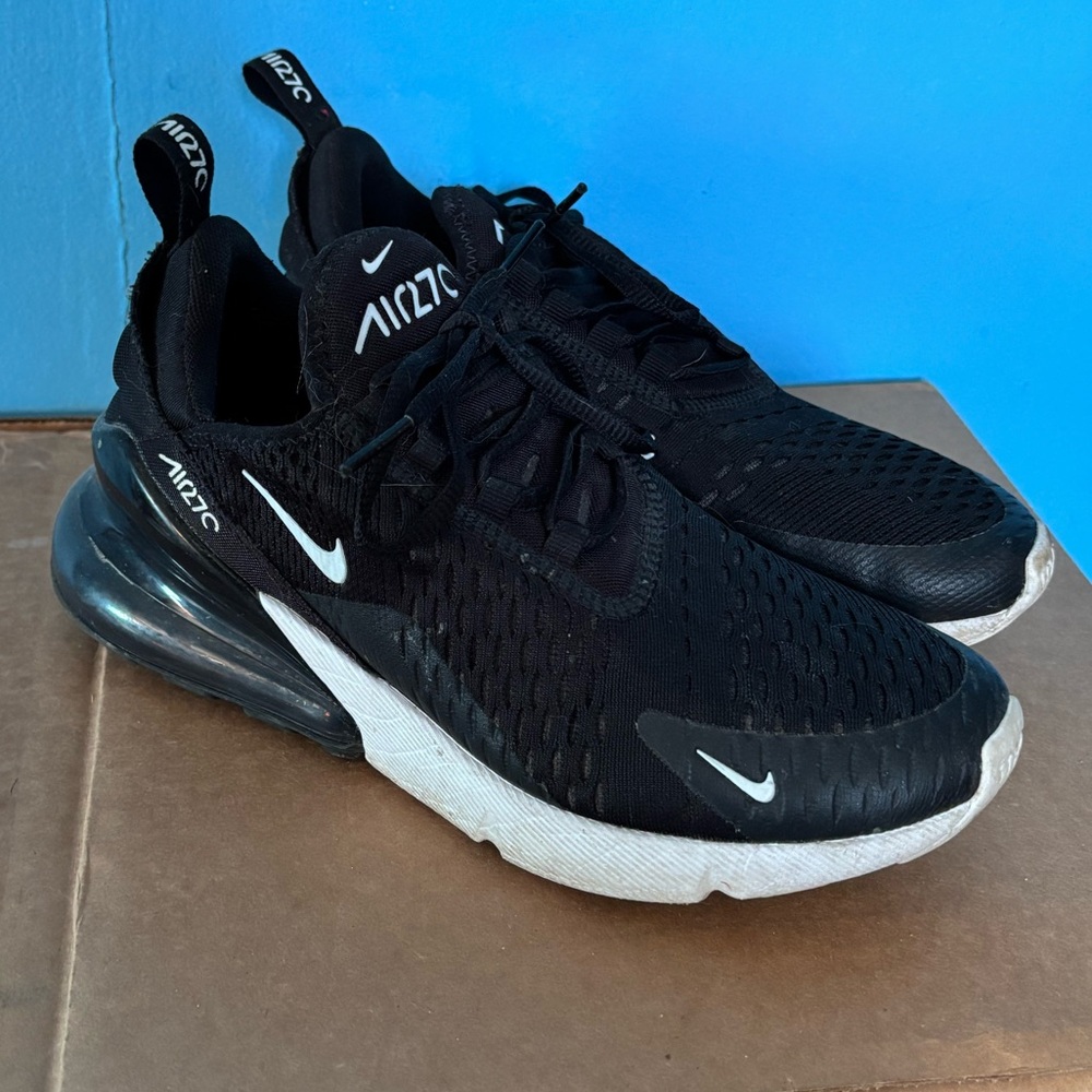 Black nike air max shoes shoes size 8